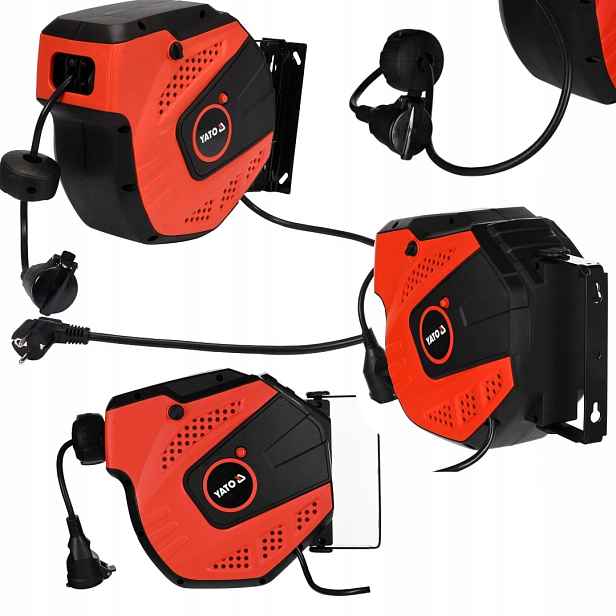 Prodlužovací Kabel bubnový Na Automatickém Navíječi 10 m Yato YT-81220