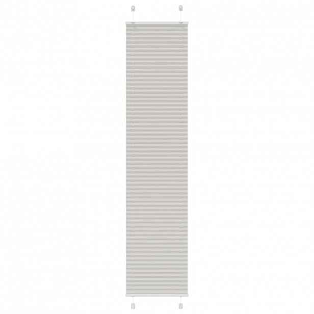 vidaXL Plisovaná roleta světle šedá 50x200 cm Šířka látky 49,4 cm