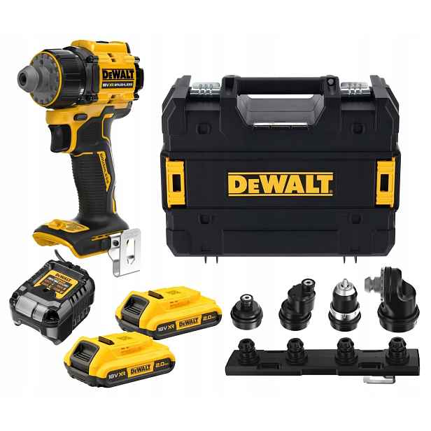 Bezkartáčová Aku Vrtačka 2x2,0AH 18V Nabíječka Dewalt DCD803D2T