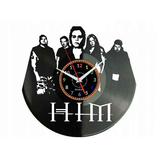 Him Dárek Originální dekorace do domu Hodiny z vinylové desky