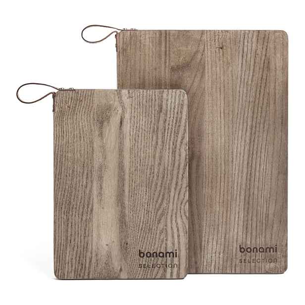 Servírovací dřevěná prkénka v sadě 2 ks 33 x 23 cm Rustic – Bonami Selection