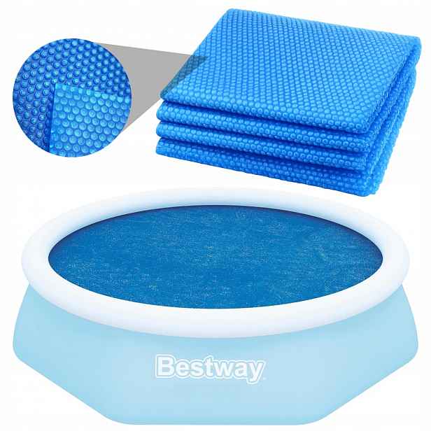 Silný Krycí Plachta Solární Fólie Bublinková Podložka Se Hodí Do Bazénu Bestway 57265