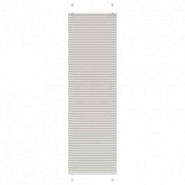 vidaXL Plisovaná roleta světle šedá 55x200 cm Šířka látky 54,4 cm