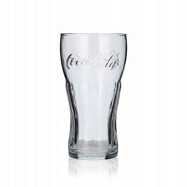 Sklenice Na Nápoje Coca Cola Iconic Glass Kultový Tvar 300 ml 6 Kusů