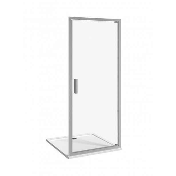 Jika Nion - Sprchové dveře pivotové jednokřídlé L/P, 100 cm, Jika perla Glass, stříbrná/transparentní sklo H2542N30026681