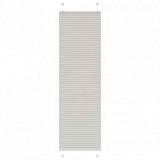 vidaXL Plisovaná roleta světle šedá 65x200 cm Šířka látky 64,4 cm