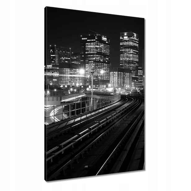Obrazy 60x90 Černobílé mrakodrapy