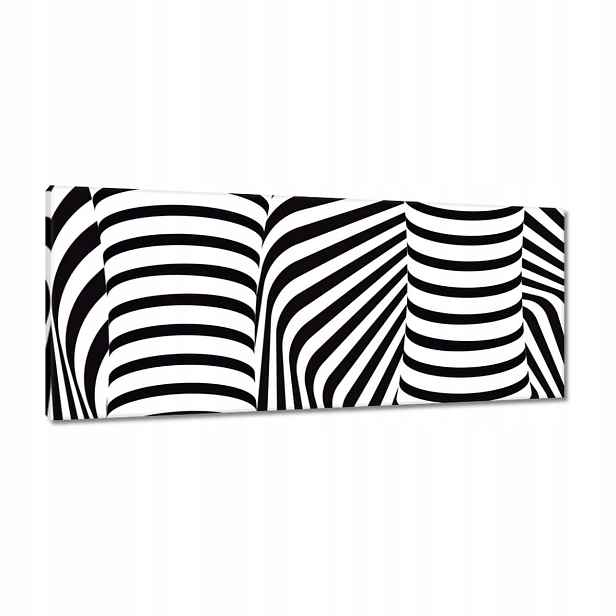 Obrazy 100x40 Abstrackja černobílá