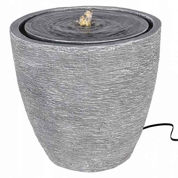 Fontána do zahrady Moderní S Led Podsvícením 35 cm, dekorativní