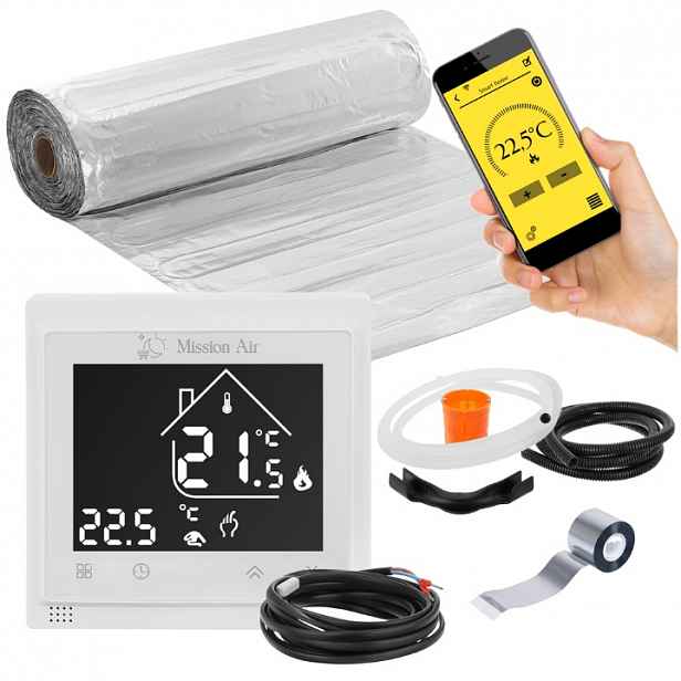 Set Vyhřívací Podložka pro topení Mission Air pod panely MAL-160W/m² 4m² WiFi