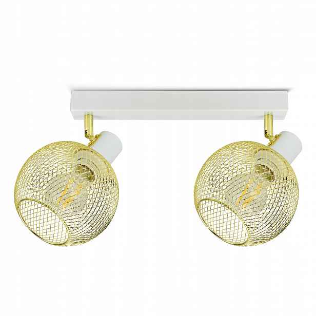 Stropní Svítidlo Lustr Stropní Svítidlo Gold Globe 488-BG2 Led 2xE27 Led Pohyblivá