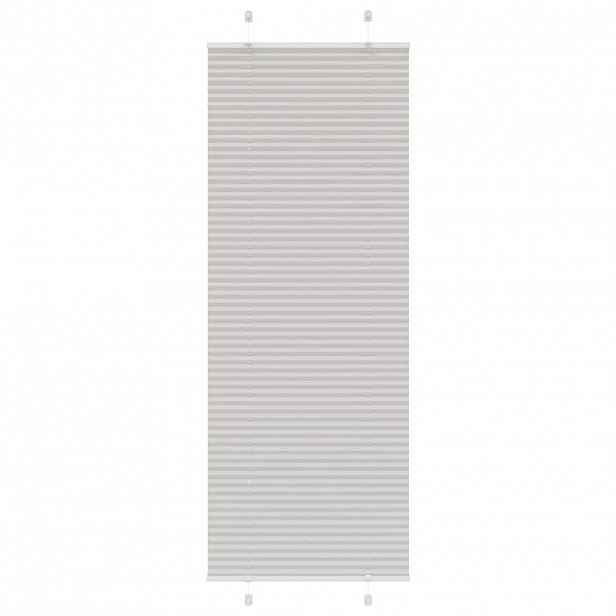 vidaXL Plisovaná roleta světle šedá 70x200 cm Šířka látky 69,4 cm