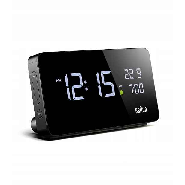 Budík Braun BC20B Usb-c podsvícení alarm kalendář