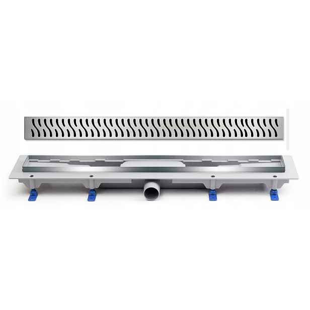 LIV Fluidmaster Lineární Odtok 85 cm Vibe Suchý sifon Klapka