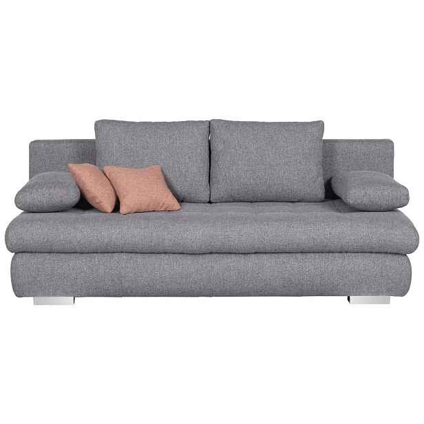 Ti'me ROZKLÁDACÍ POHOVKA, textil, šedá