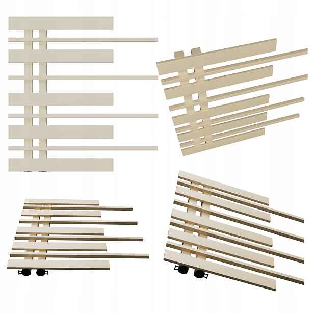 Koupelnový radiátor Pianino 585x570 Krémový Levý