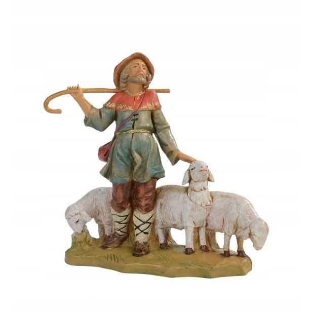 Pastýř Se Třemi Ovcemi – Pro Figurky O Výšce 12 CM – Italská Společnost Fontanini