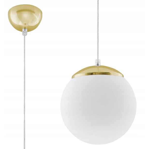 Sollux Závěsná lampa Ugo 20 zlatá s možností stmívání