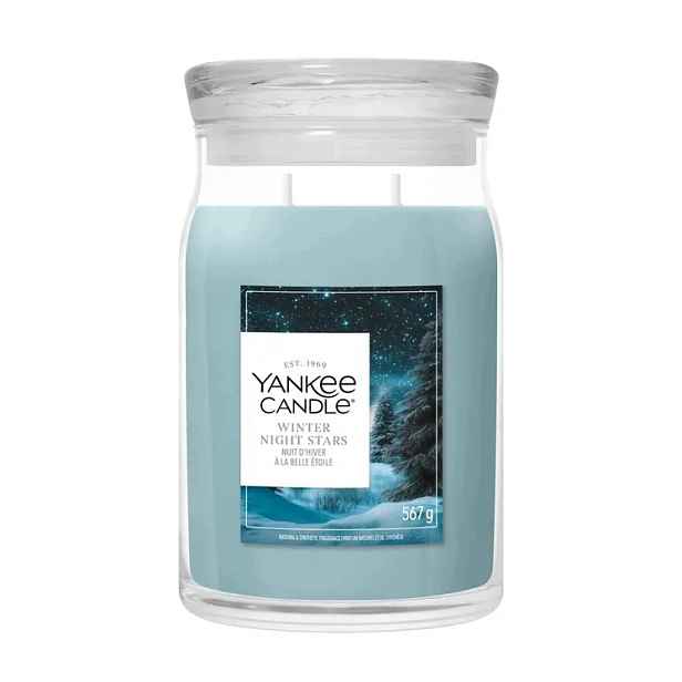 Yankee Candle vonná svíčka Signature velká Winter Night Stars 567 g