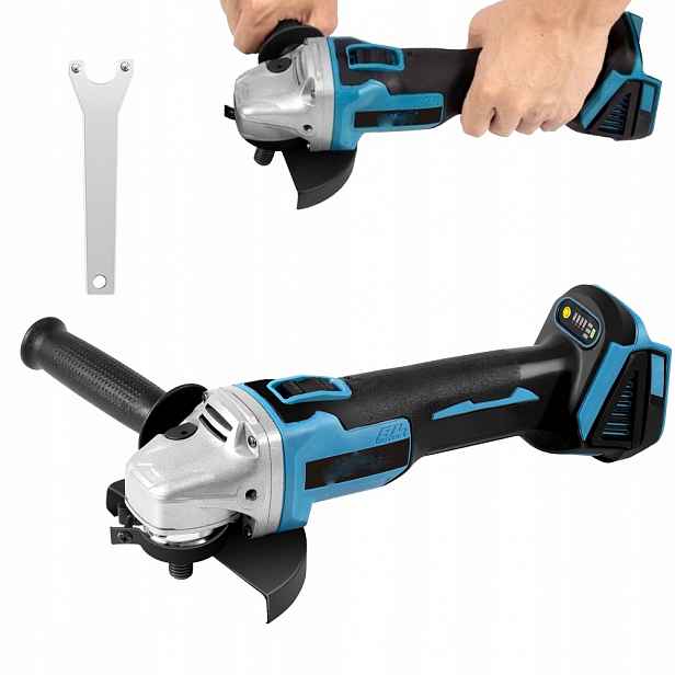 Úhlová Bruska Bruska 1000W 125 mm Akumulátorová Bezkartáčová 18V