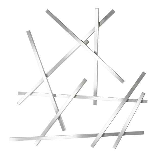 Kovový nástěnný věšák ve stříbrné barvě 79 cm Matches – Spinder Design