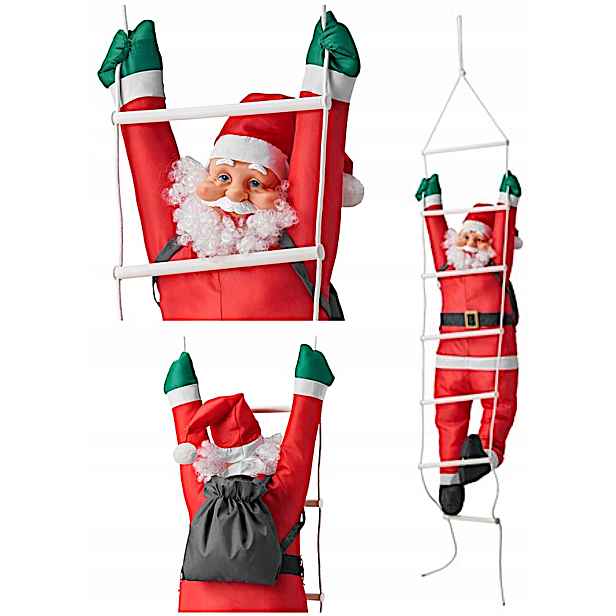 Svatý Mikuláš Na Žebříku S Pytlem 155 CM
