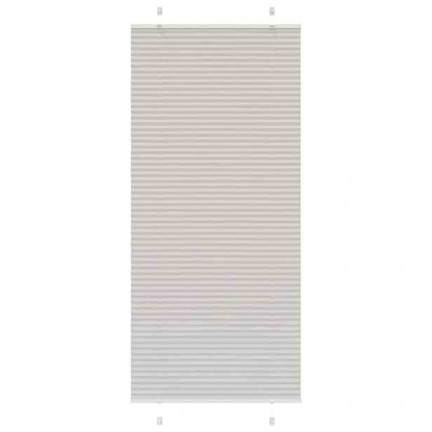 vidaXL Plisovaná roleta světle šedá 90x200 cm Šířka látky 89,4 cm