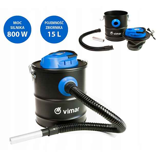 Vysavač Na Krby 800 W, Objem 15 L