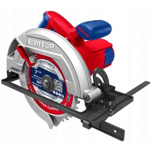 Kotoučová Pila Na Dřevo 1600 W 230 V 185 MM 5000 Ot/min Emtop ECSW1853