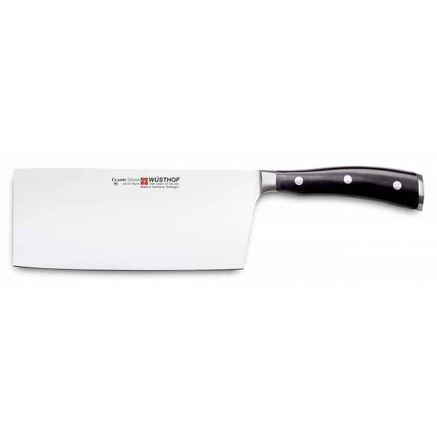 Nůž čínský Wüsthof Classic Ikon 18 cm ocel X50CrMoV15 58 Hrc