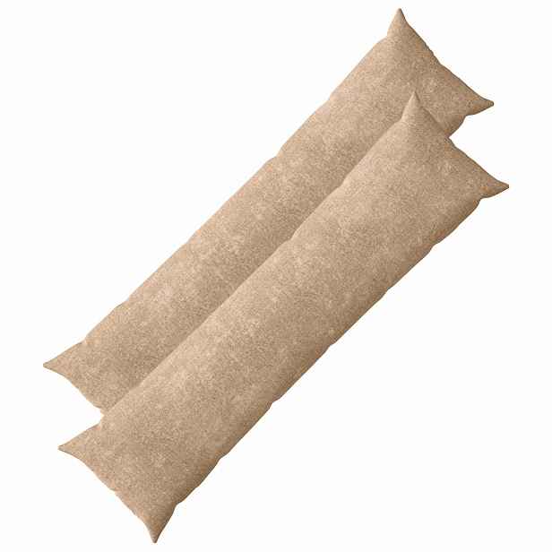 vidaXL Povlak na polštář 2 ks HEERLEN Taupe 40 x 145 cm