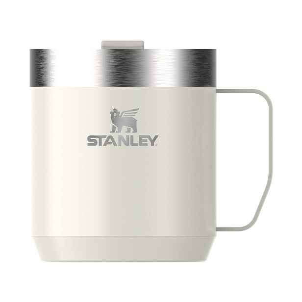 Krémový termo hrnek z nerezové oceli 350 ml Stay-Hot Camp Mug Cream Gloss – Stanley