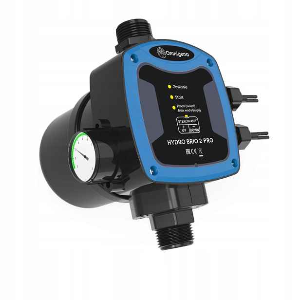 Omnigena Hydro BRIO2 Pro s 2 kabely se zástrčkou a zásuvkou