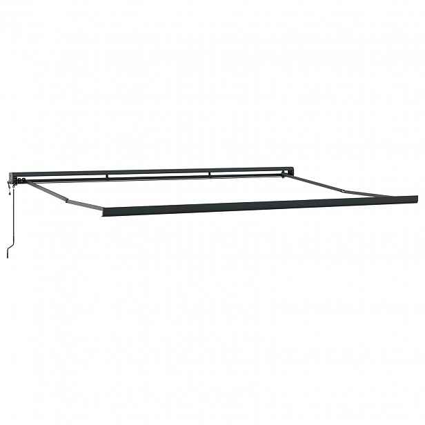 vidaXL Rám markýzy Antracit 500 × 300 cm Hliník