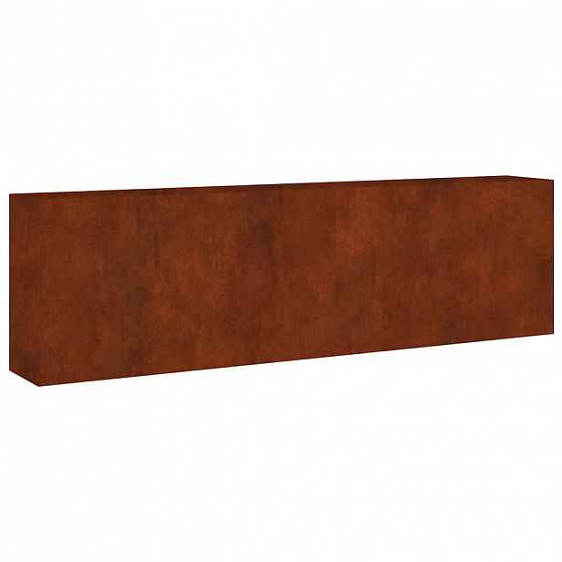 vidaXL Zahradní vyvýšený záhon 280 x 40 x 80 cm cortenová ocel