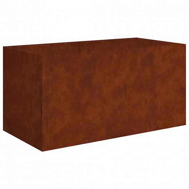 vidaXL Truhlík 80 x 40 x 40 cm cortenová ocel