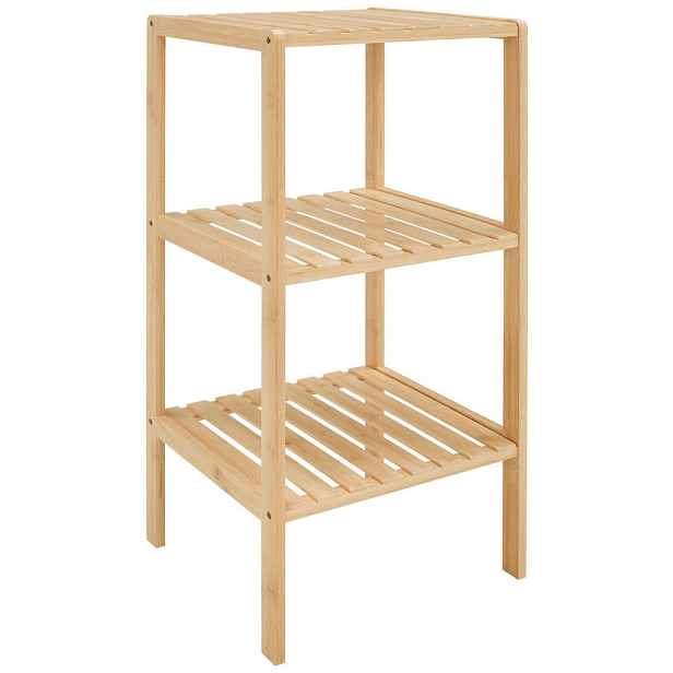 Carryhome REGÁL, přírodní barvy, bambus, 34/80/33 cm