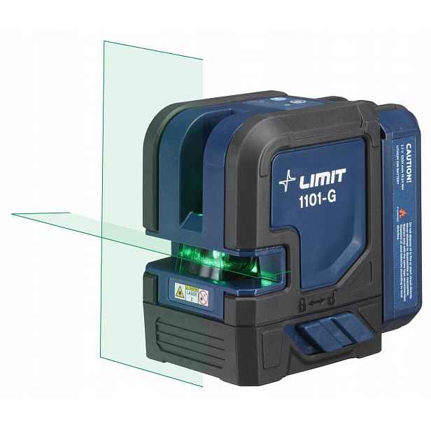 Křížový laser se zeleným paprskem Limit 1101-G, svislá čára 120 stupňů