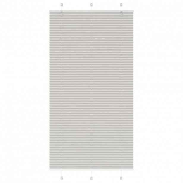 vidaXL Plisovaná roleta světle šedá 110x200 cm Šířka látky 109,4 cm