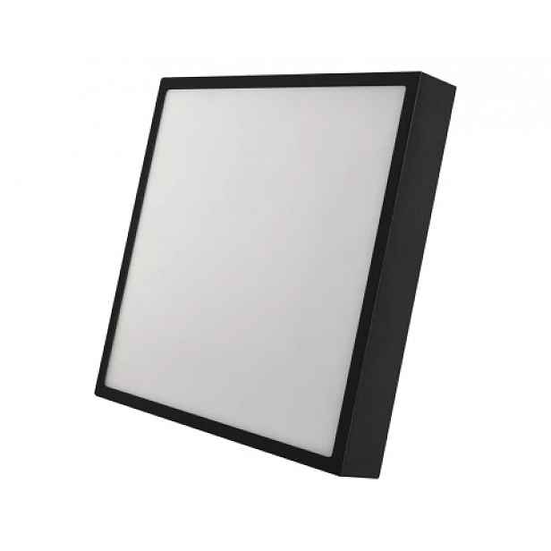 Stropní/nástěnné LED osvětlení Nexxo 30x30 cm, černé čtvercové