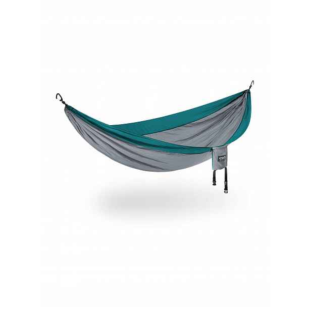 Cyklistická houpací síť Eno SingleNest Hammock šedá/seafoam