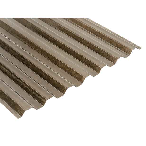 Deska polykarbonátová trapézová MARLON CSE Original TR 76/16 2UV bronz 0,8×1 060×4 000 mm