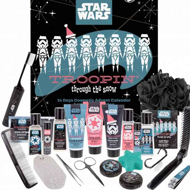 Limitovaný Adventní Kalendář Disney Star Wars, 24 Galaktických Kosmetických Přípravků
