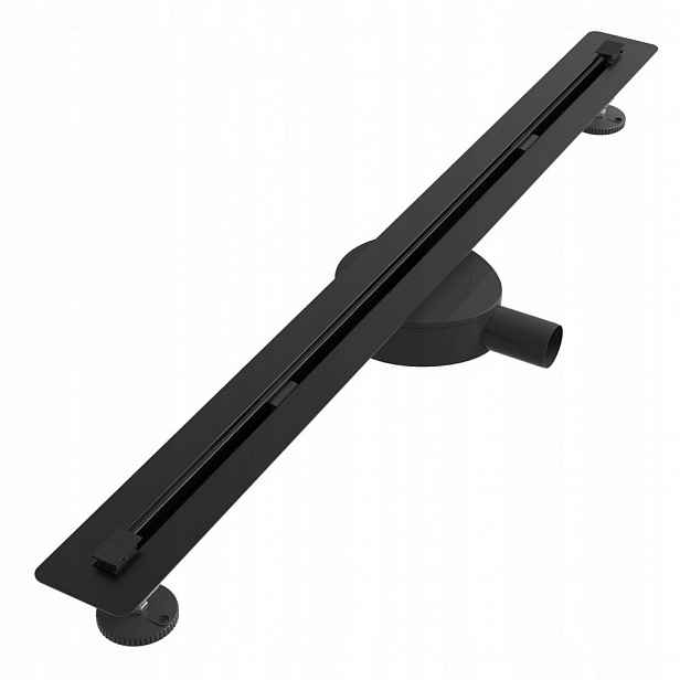 Proline 90 cm černý lineární odtok pod desku ocel Gamma