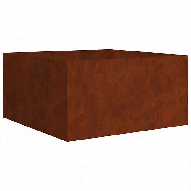 vidaXL Truhlík 80 x 80 x 40 cm cortenová ocel