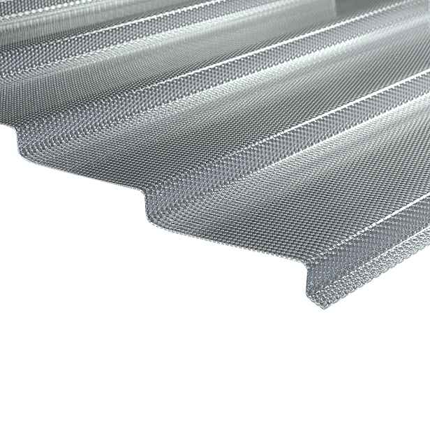 Deska polykarbonátová profilovaná MARLON CSE Diamond Z-TOP 2UV čirá 2,8×954×3 000 mm