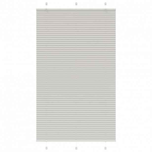 vidaXL Plisovaná roleta světle šedá 120x200 cm Šířka látky 119,4 cm