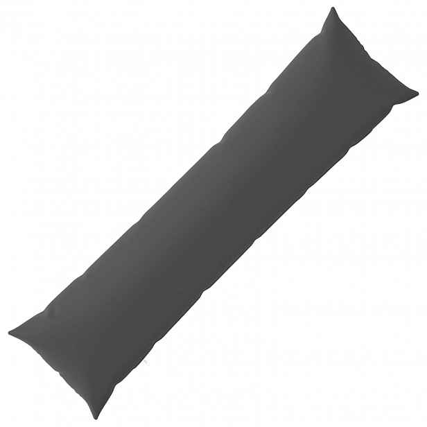 vidaXL Povlak na polštář HEERLEN Antracitová 40 x 145 cm Polyester