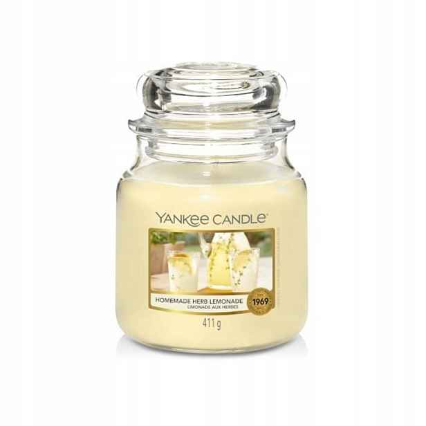 Yankee Candle Homemade Herb Lemonade svíčka střední velikosti