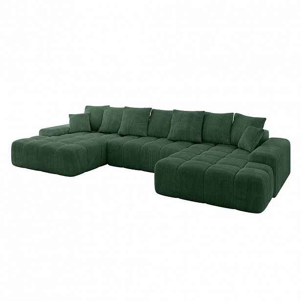ALTDECOR SEDACÍ SOUPRAVA ENSI-U - 353x164x69 cm zelená